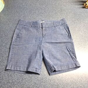 J Crew Stretch "Frankie" Bermuda Chino Shorts Size 6, Style#G2552